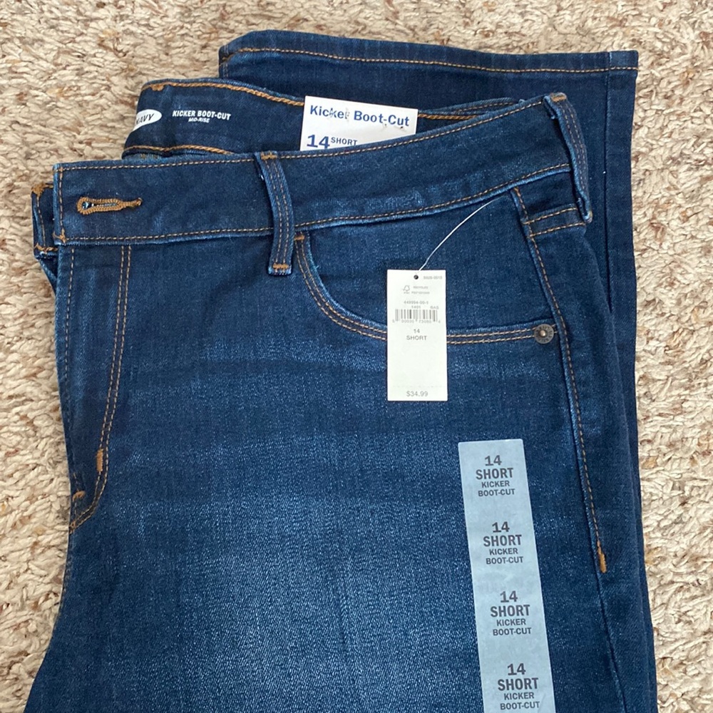 Old Navy kicker boot cut jeans